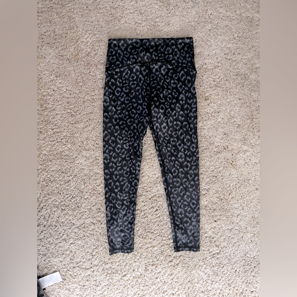 Victoria’s Secret Black Leopard Tights